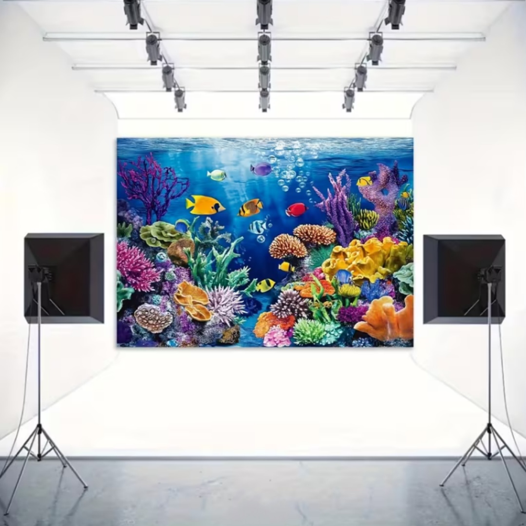 خلفية تصوير بثيم الحياة البحري - مراجعة Aquarium Marine World وسعره