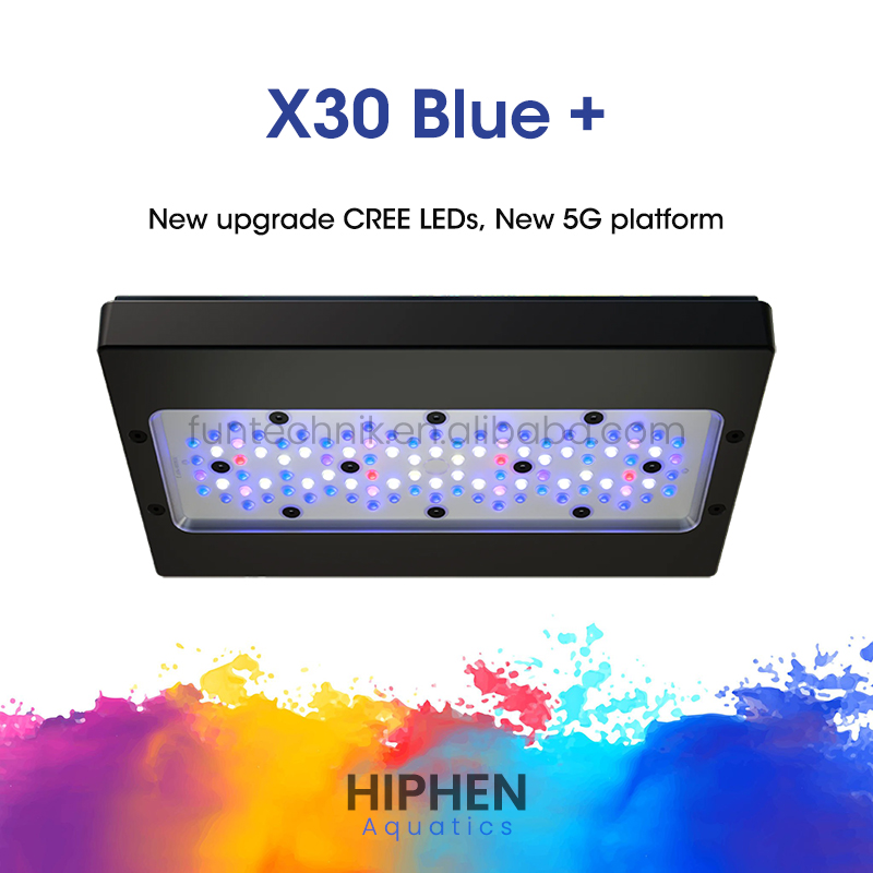 إضاءة LED ذكية X30 Blue+ بقوة  - مراجعة Marine Aquarium App وسعره